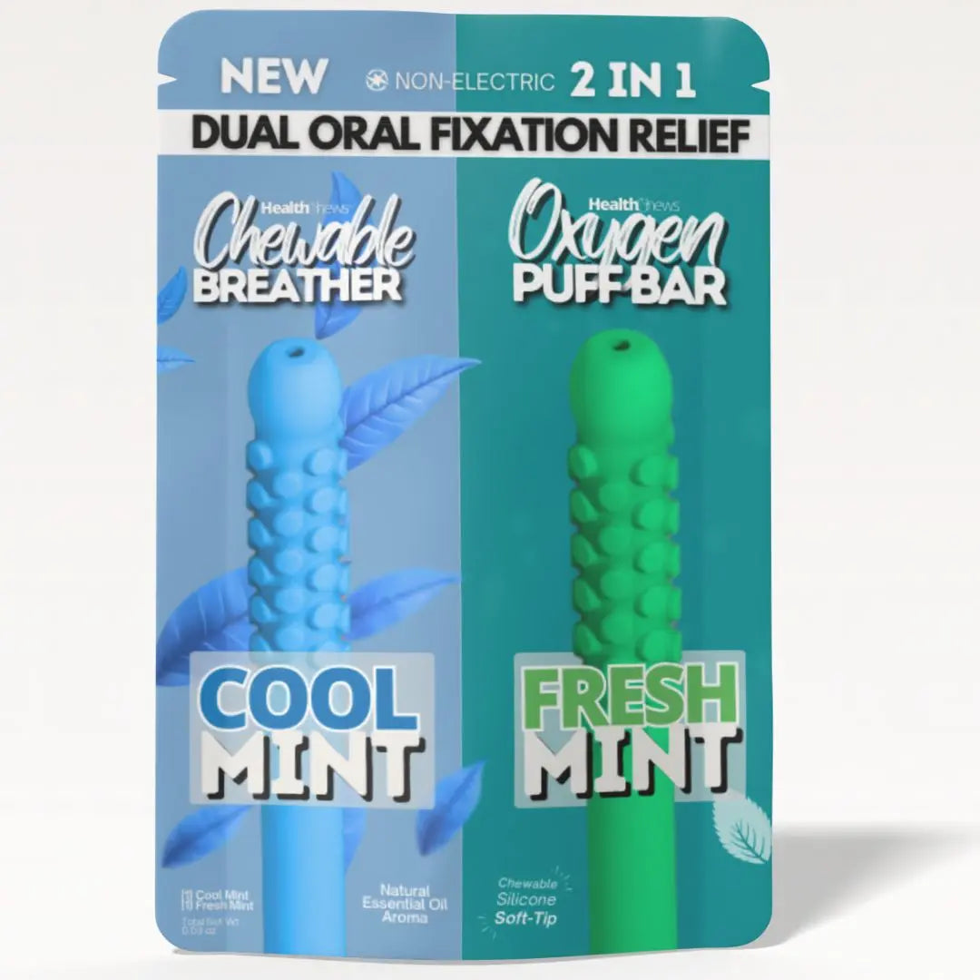 Chewable Breather Stick with Essential Oil for Aromatherapy on The Go natural focus