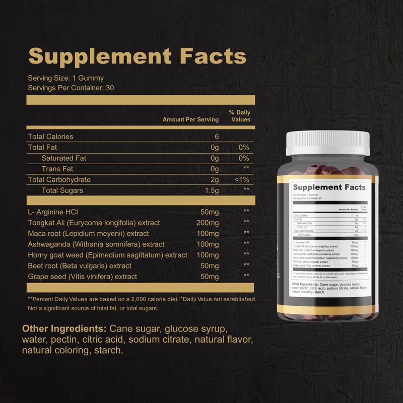 AlphaBites 7-in-1 Beet Root & L-Arginine Gummy